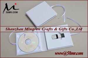 Кожаный чехол 2014 для свадьбы CD DVD USB