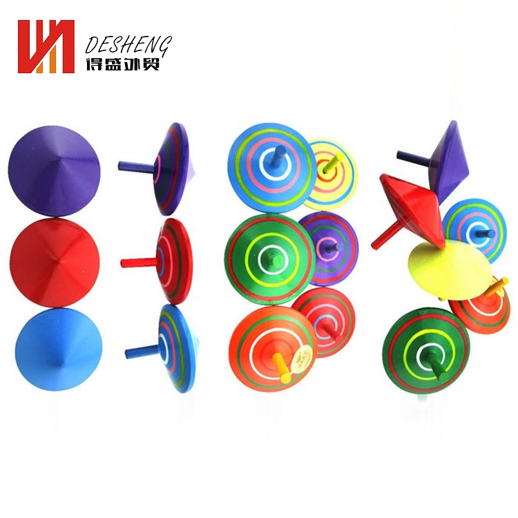 Лидер продаж деревянный Радуга гироскоп Spinner подарок для детей