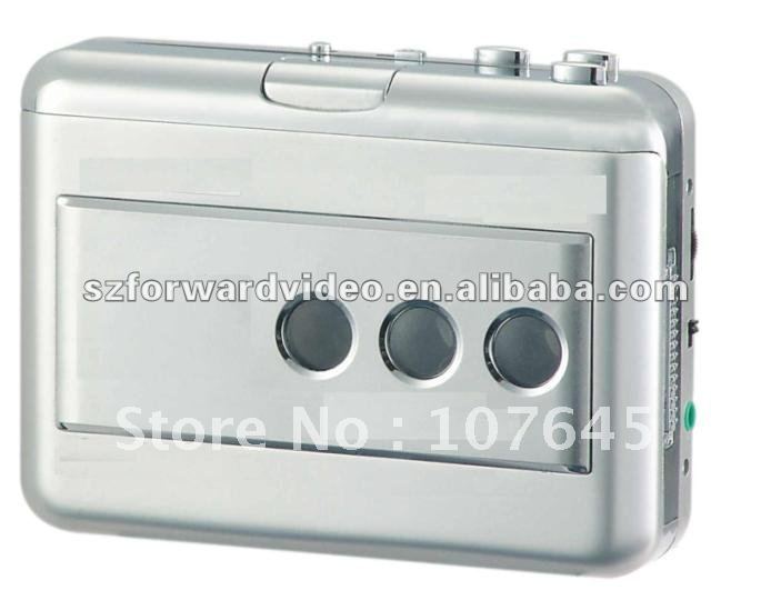 Ezcap218B портативный Walkman Кассетный плеер с аудио входом для MP3/WAV/CD USB Магнитофон
