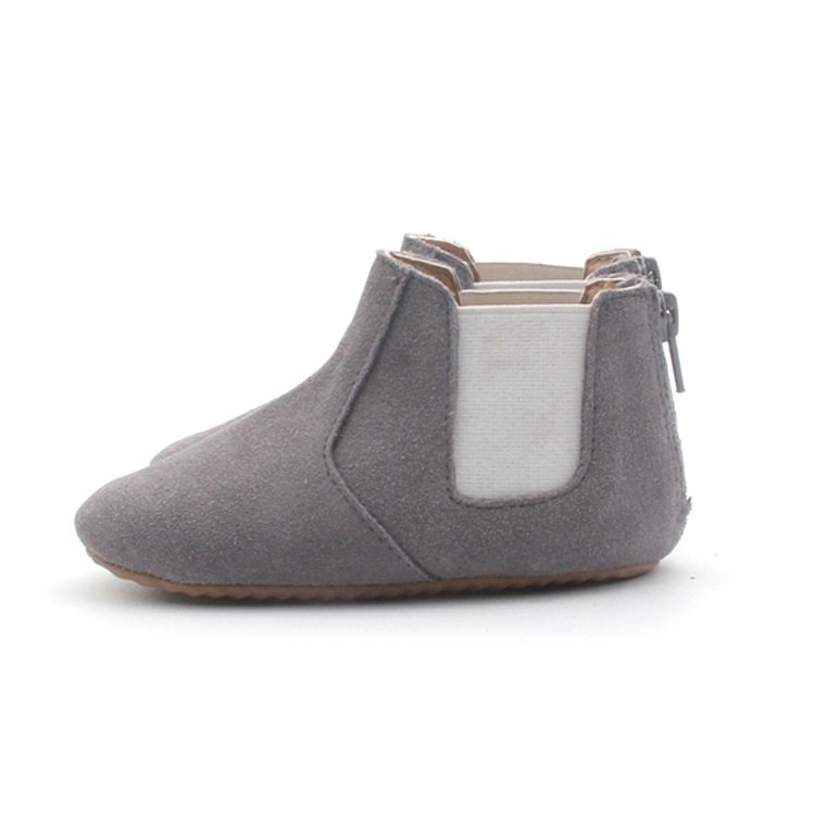 Classic Design Genuine Leather Baby Chelsea Shoes Baby Boots Fashion Light Cow OEM Spring Chelsea Boots