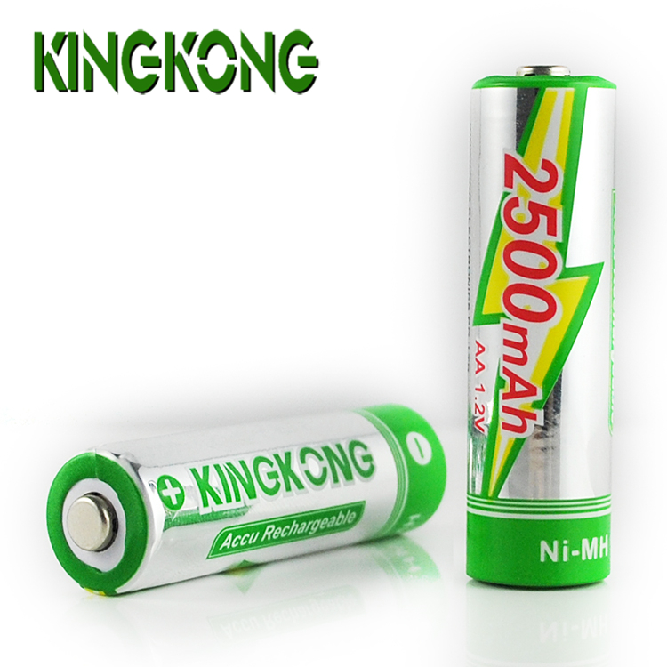 KingKong 2500mah AA 1,2 V Ni-MH аккумуляторная батарея