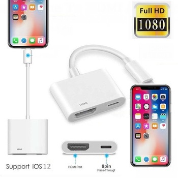 Lightn душевую интерфейс HDMI Кабель-адаптер для iPhone