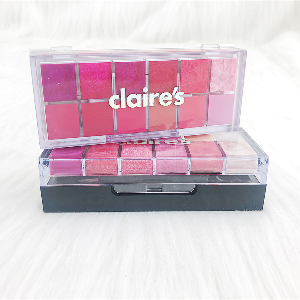 2019 New waterproof and long lasting beauty eye shadow + lip gloss + foundation + blush + mascara +mirror makeup set box