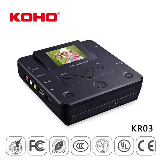 4,3 дюймов портативный многофункциональный цифровой автомобиль DVD Media камеры/видеомагнитофон