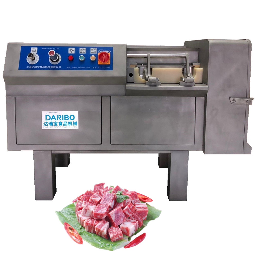DRB-R350 Коммерческая баранина ГОВЯЖЬЯ блочная резака замороженная птица мясо машинка для нарезки кубиками