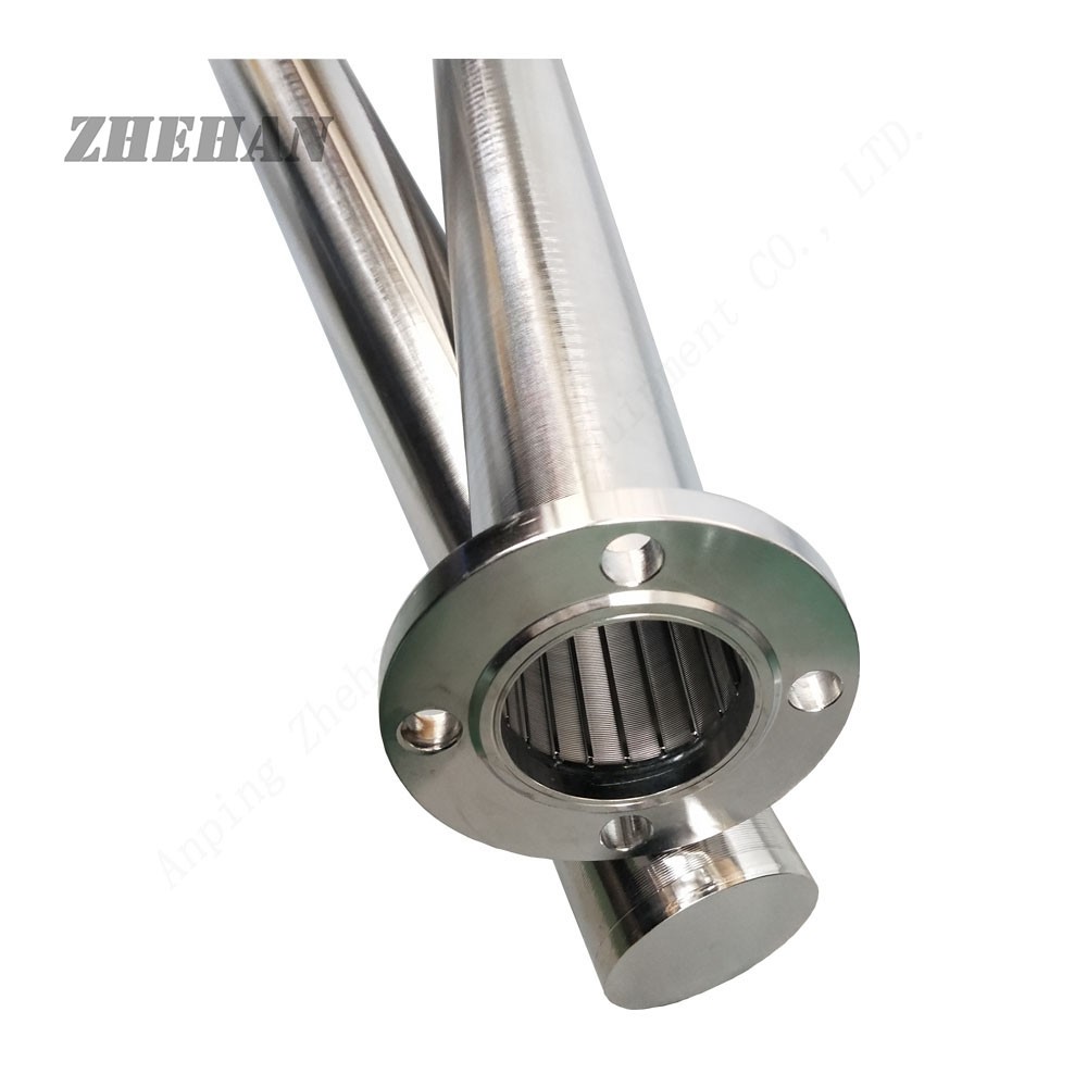 316L stainless steel wedge wire filter pure round johnson screen water filter nozzle used on water distributor