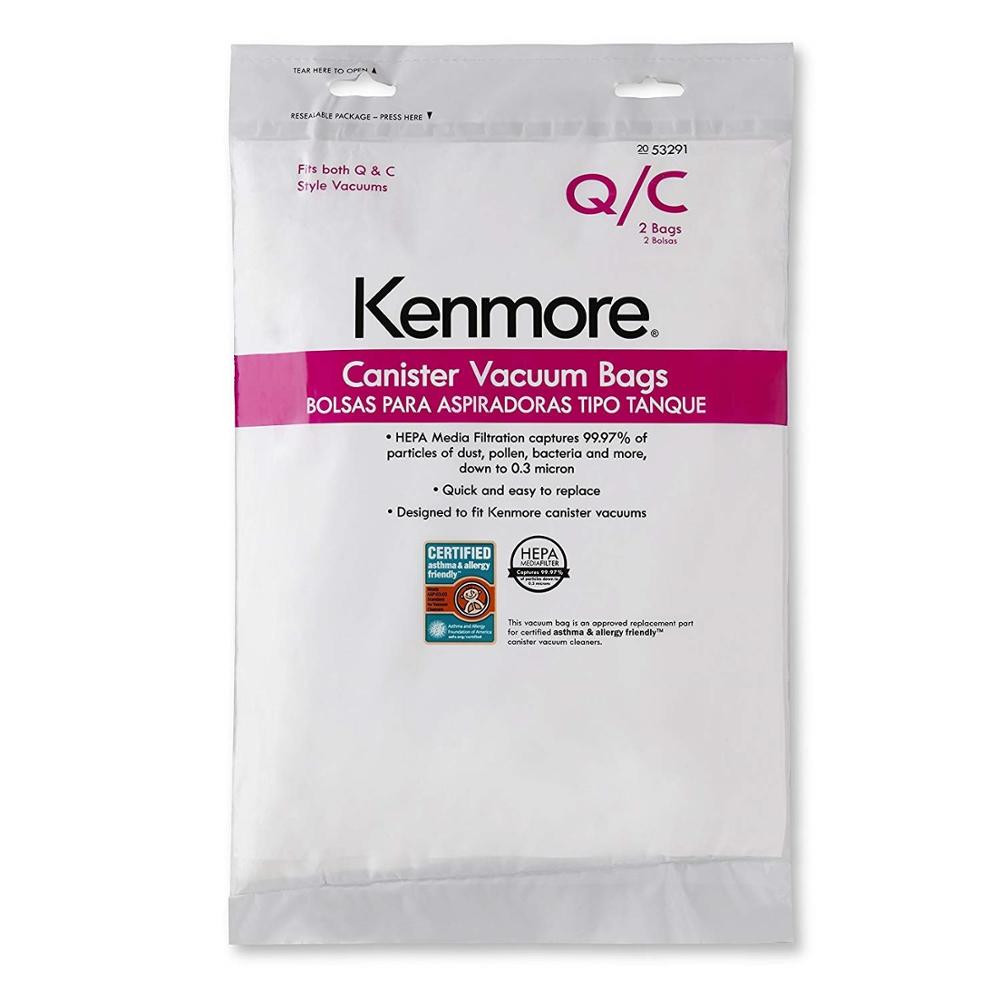 Kenmore Q & C 20-53291 2PK нетканые пылесборник для пылесоса запчасти