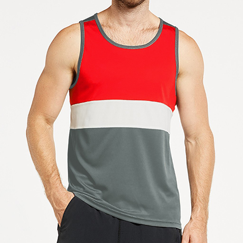 Различные цвета стильные повседневные Спортивная майка Singlet для мужчин