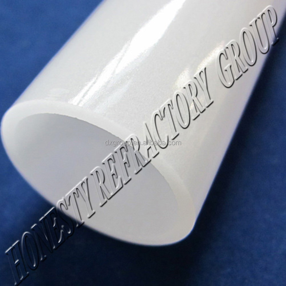 Henan Honesty milky white quartz tube for lighting