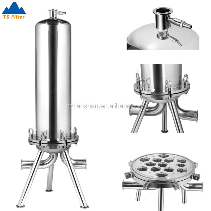 stainless steel wine filter after plate and frame filter press machine