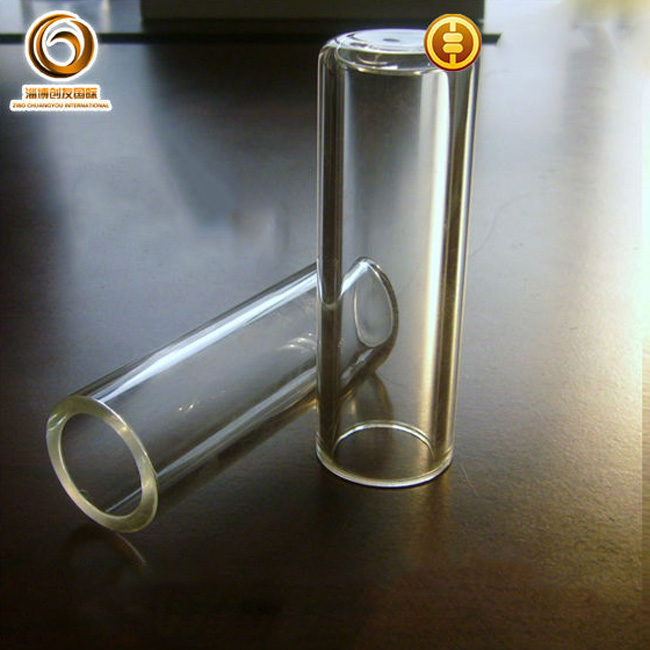pyrex glass tube one end closed borosilicate