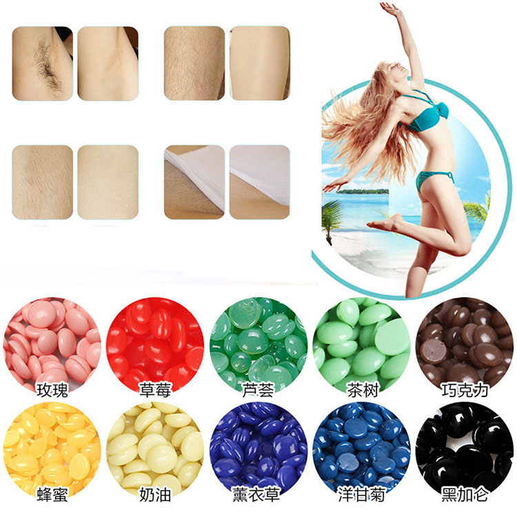 High quality private label painless nose hair removal wax tin ingredients without strip for sale