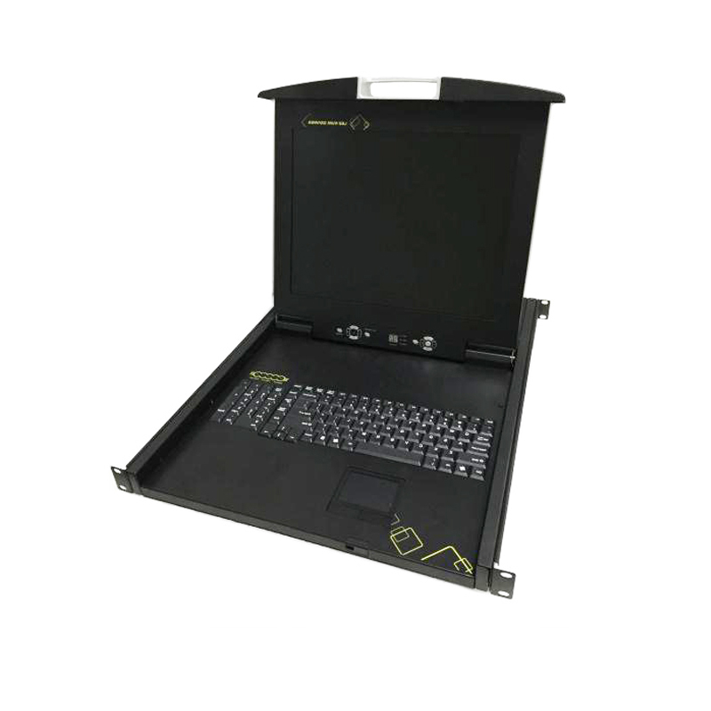 Tuxin TX-1916 16 порт VGA KVM консоль w 19in ЖК-монитор клавиатура сенсорная панель