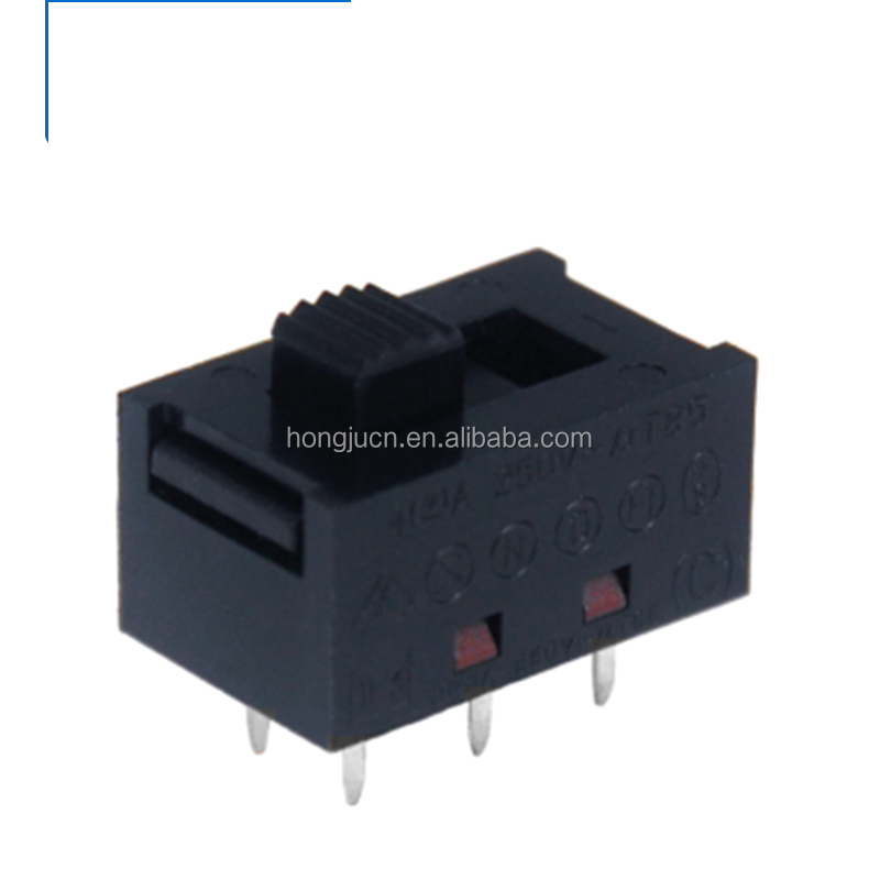 16A 125VAC 8A 250VAC слайд-переключатель PCB монтаж 6 контактов SN2-2208