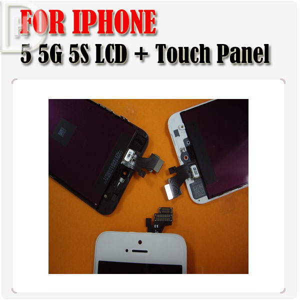 Для iPhone 5 ЖК + сенсорный экран/Touch pancl полный набор узел 100% гарантируем Оригинальное