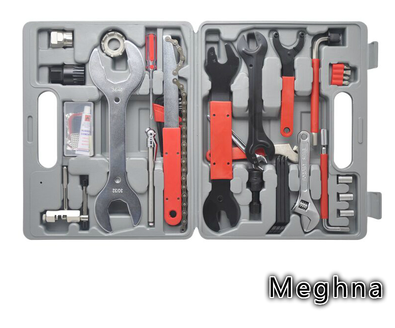 KT-810 44 pcs Multi-function bicycle tool kit 44 parts mixed bike tool kit