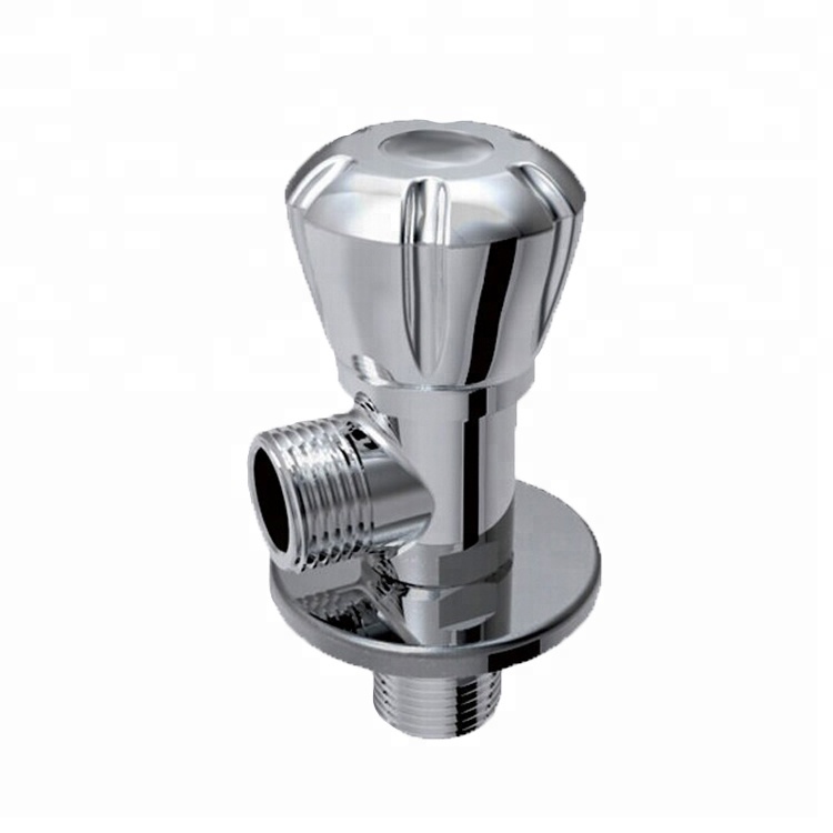 Good price brass single hole single handle bathroom water brass angle machine valve