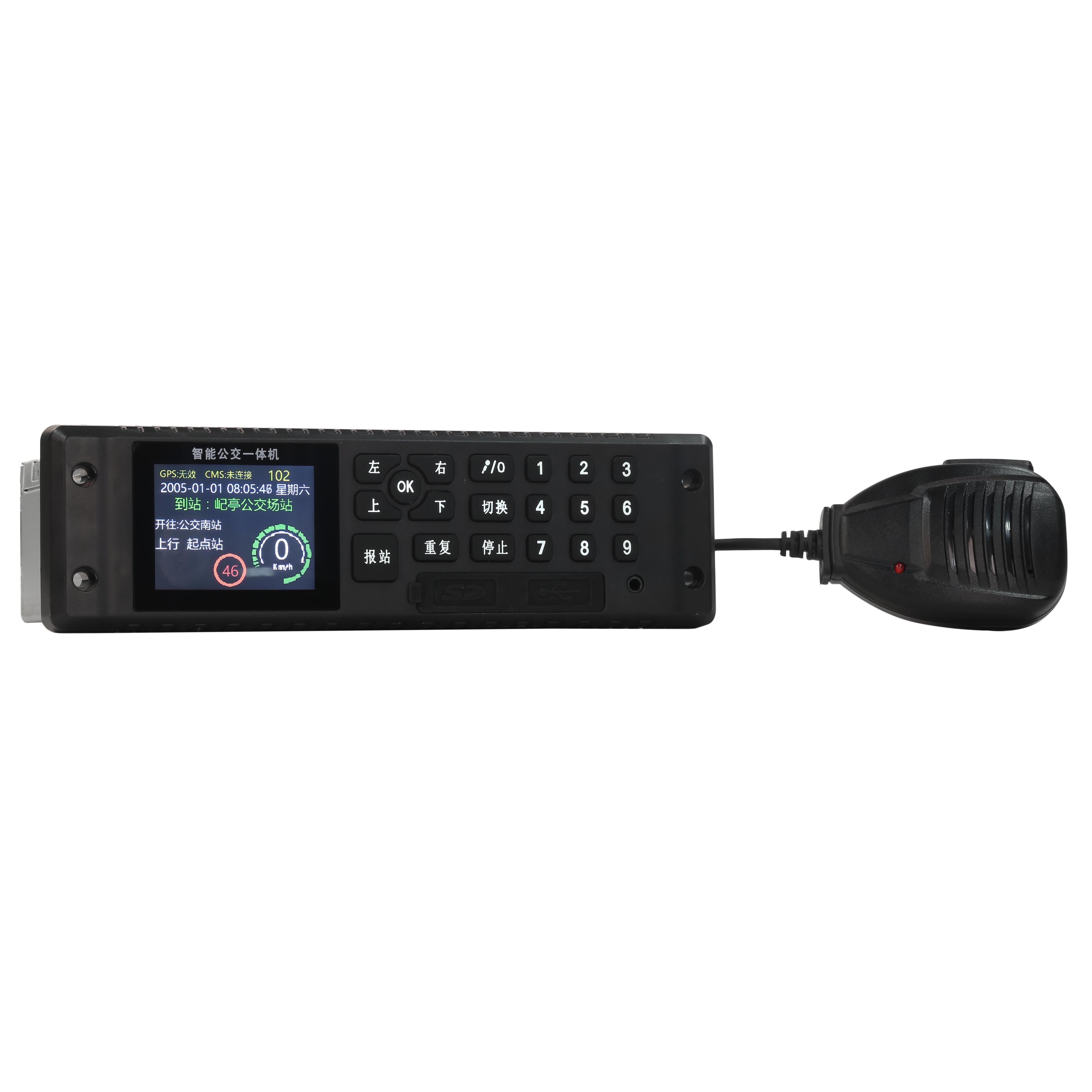 GPS автобусная станция диктор со светодиодным дисплеем