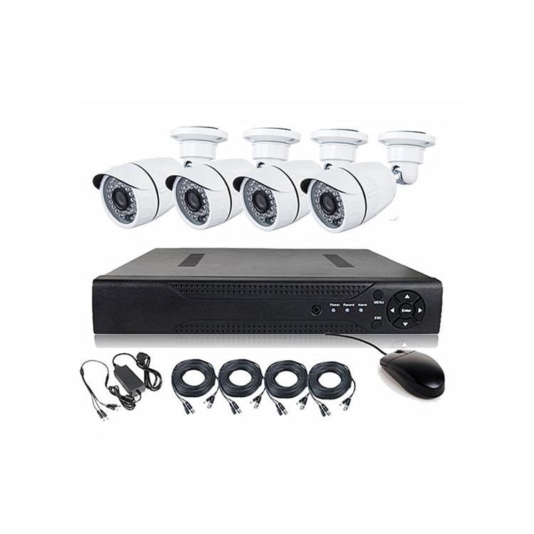 2020 720P 1080P Водонепроницаемая камера DVR 4 канальный безопасности камера DVR комплект системы видеонаблюдения