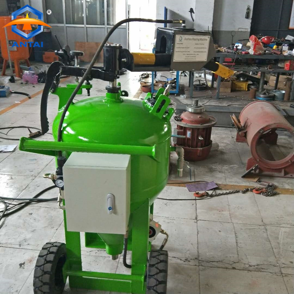 ATDB500 automatic wet type glass dustless sandblasting machine with air compressor for sale