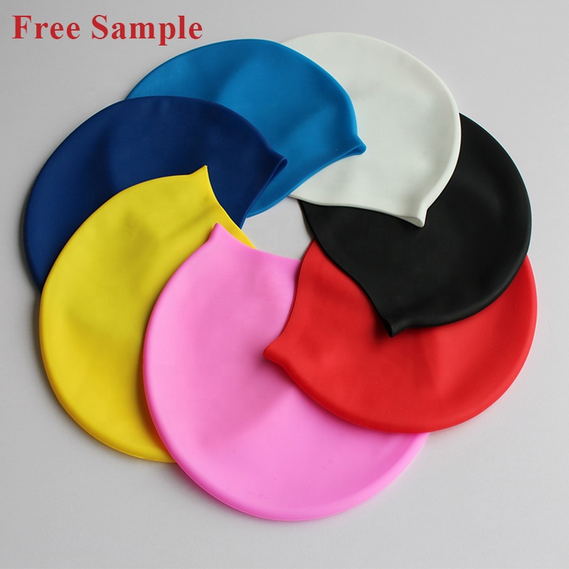 Заказной Мультфильм SwimCap, печать логотипа бренда силиконовый Плавательный колпачок