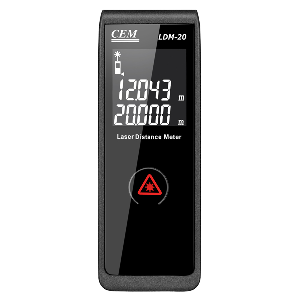 CEM LDM-20 65ft/20 м Мини Лазерный Дальномер Измерения с подсветкой ЖК-дисплей
