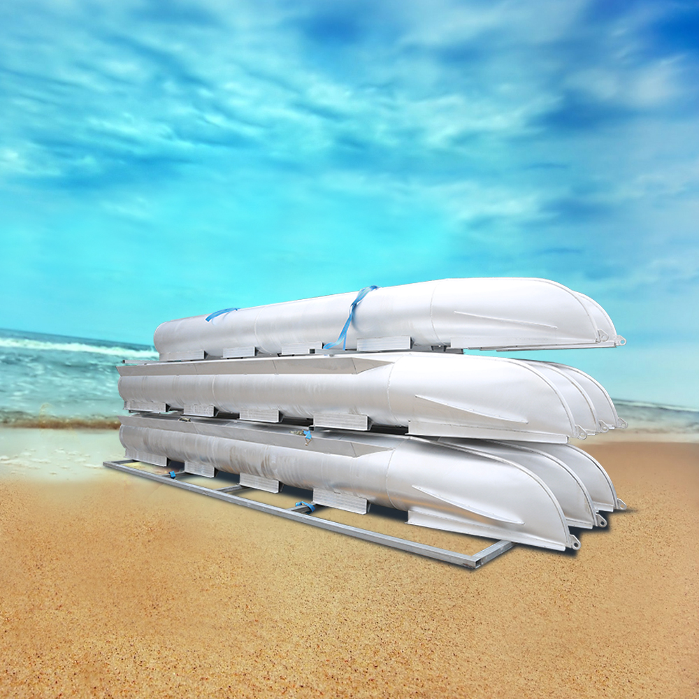 Праздничная лодка Kinocean, Алюминиевый понтон