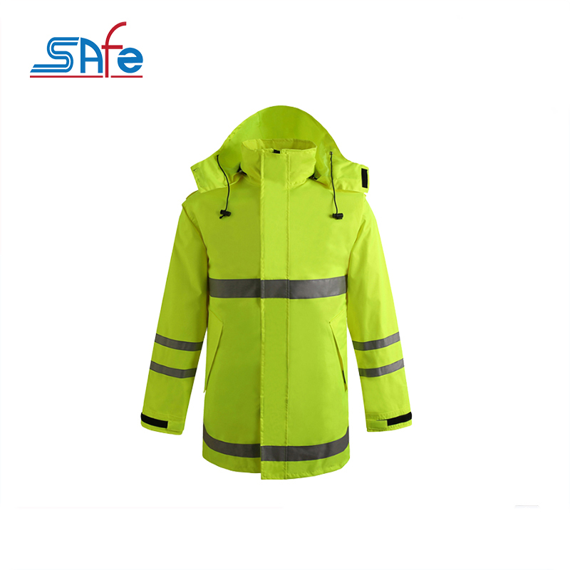 Светоотражающий дождевик hi vis по заводской цене, светоотражающая куртка, уличная одежда для мужчин