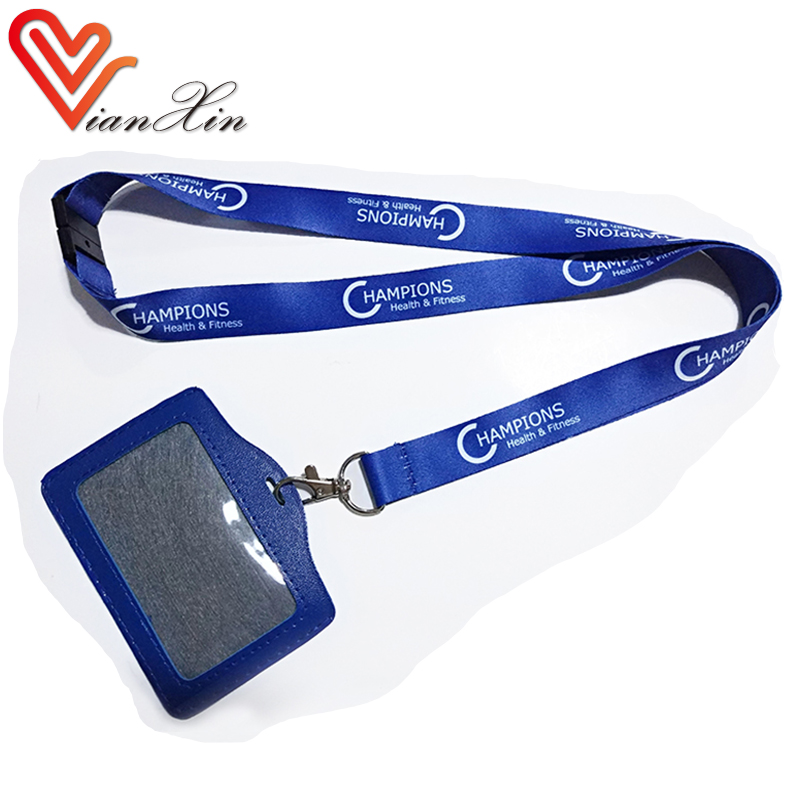 id badge with zipper lanyard necklace