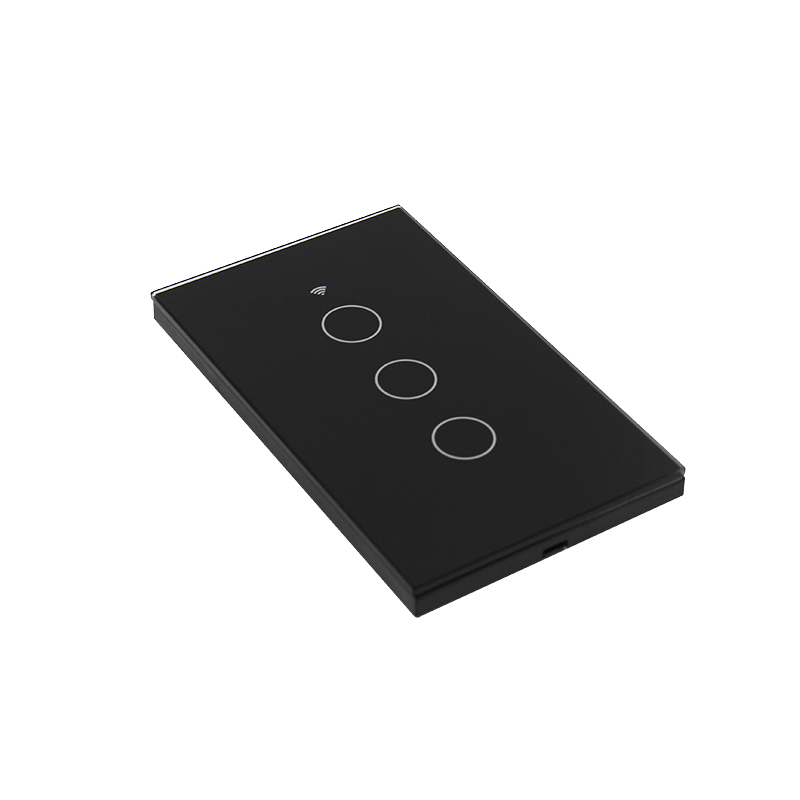 US Standard 3 gang wifi smart touch light switch