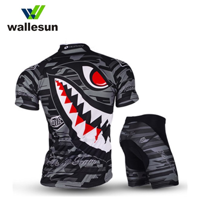 Men's Cycling Jersey Short Sleeve Riding Shirts Bike Clothing Full Zipper Bicycle Jacket Pockets Tops and bottoms