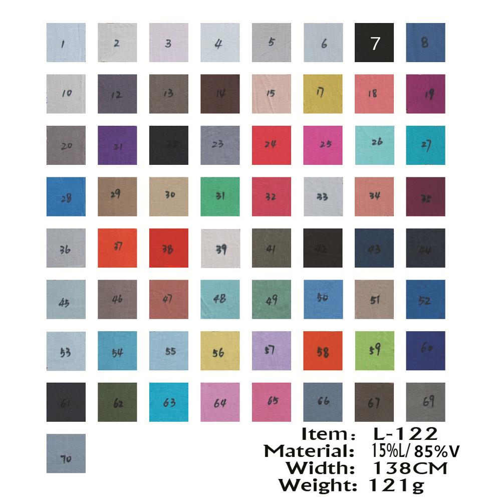 Wholesale In Stock Factory Price 85% Viscose 15% Linen Fabric, Suit Linen fabric