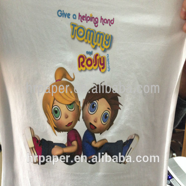 A3 size High Quality ,Super Smooth& High Flexibility Light T-shirt Heat Transfer Paper for cotton fabric