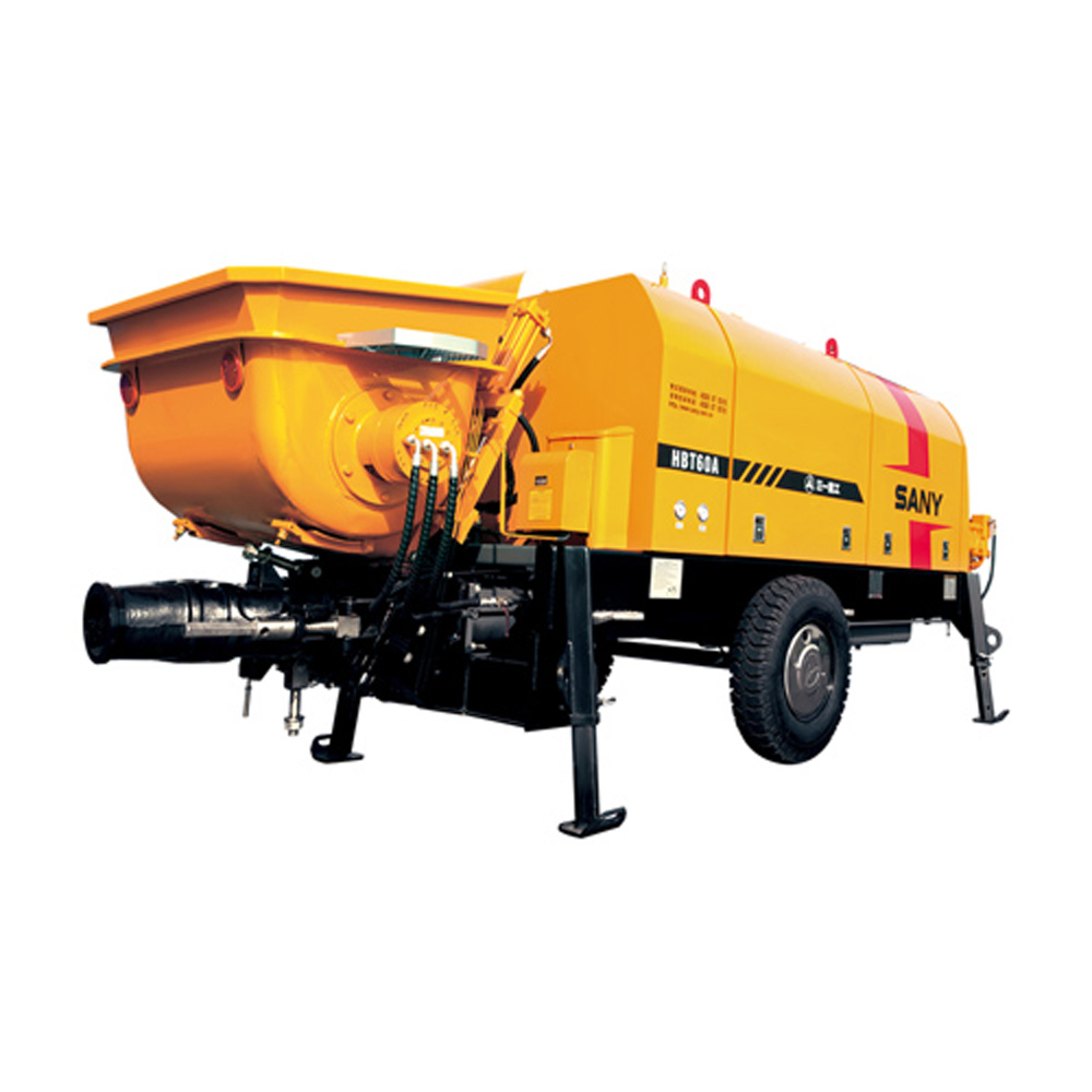 SANY HBT6006A-5 Eletro, бетононасос с прицепом для электрического бетононасоса