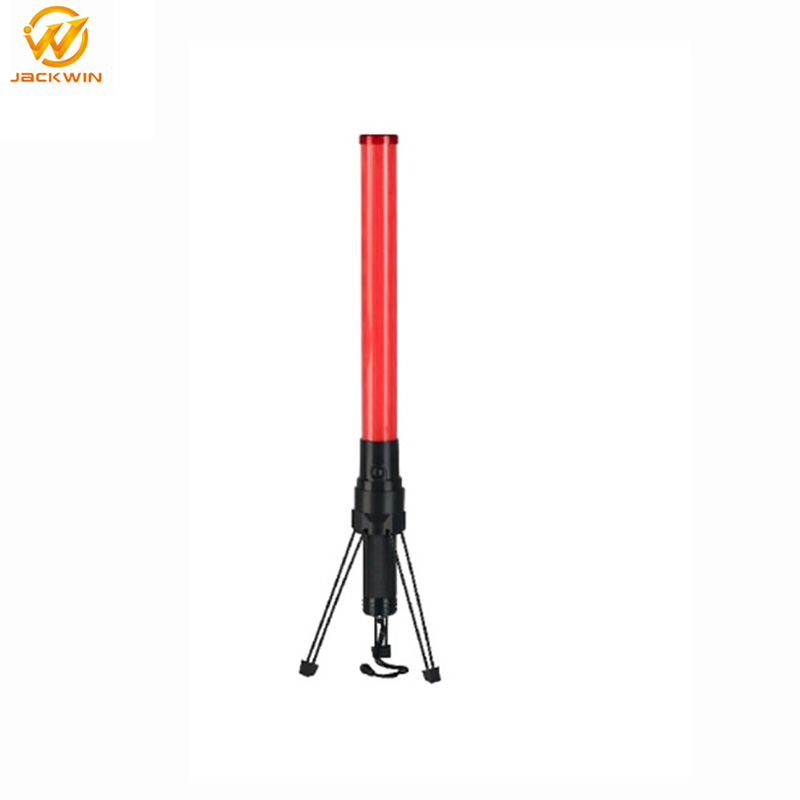 Rechargeable LED traffic baton fluorescent stick light stick warning stick.