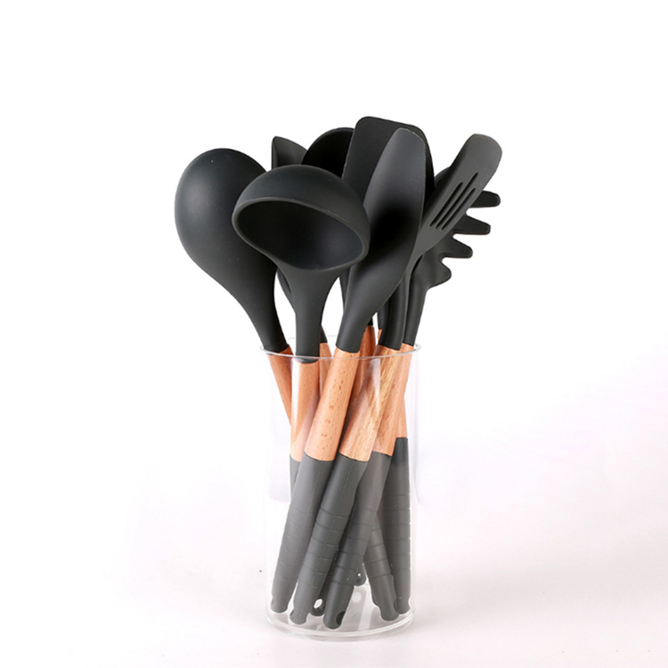 Accept Single Sale Pick 6 pcs Durable silicone kitchen utensil set
