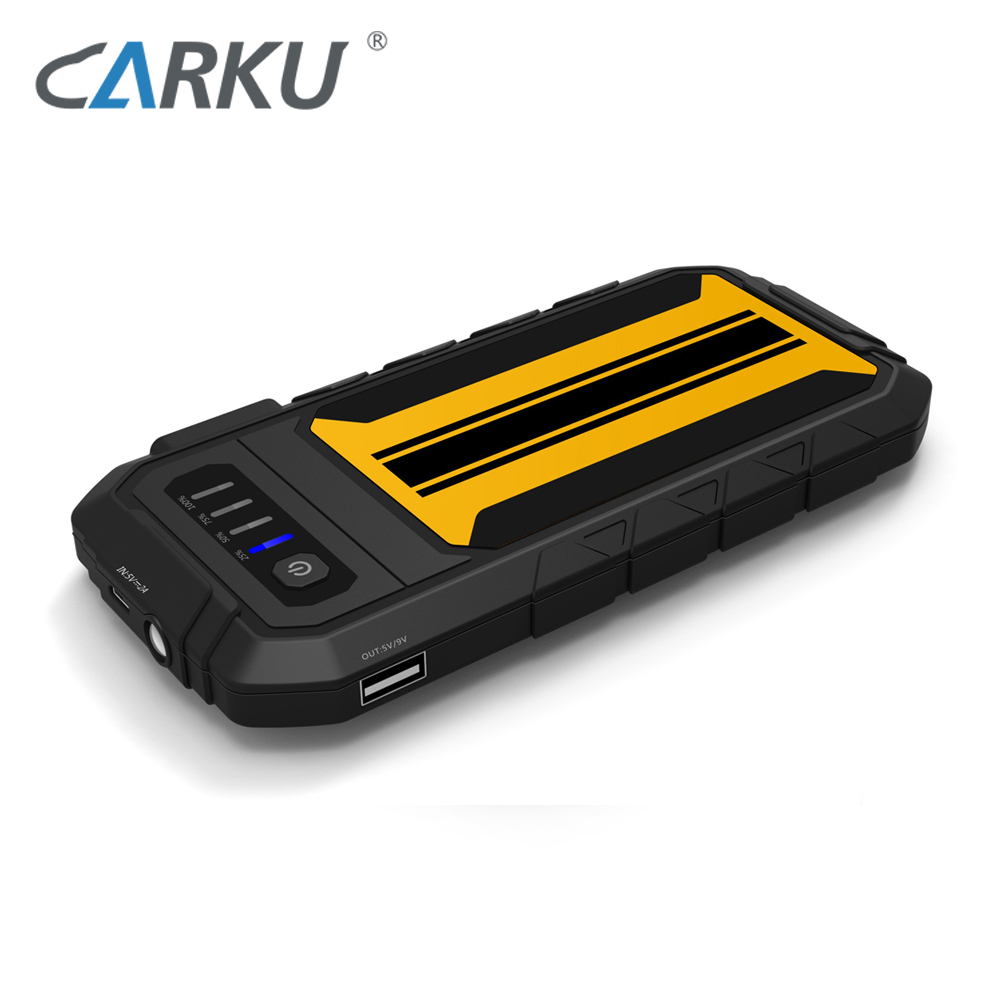 CARKU 6000 мАч быстрой зарядки Высокое качество автомобиль скачок стартер для малая бензиновая автомобиля 12V