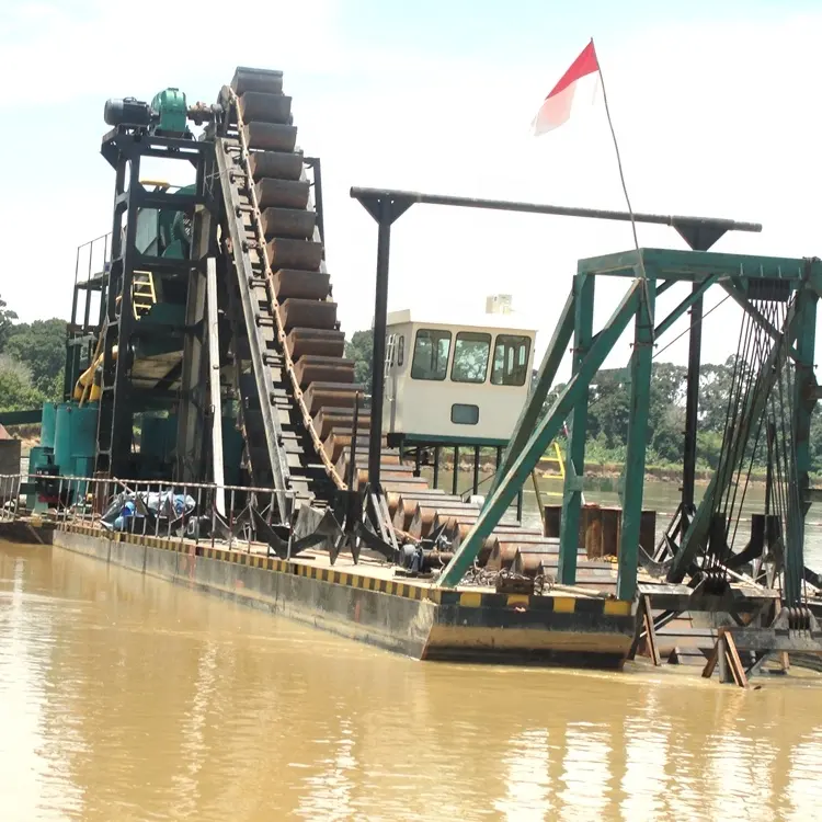 SINOLINKING Gold Mining Dredge Boat from China Manufacturer