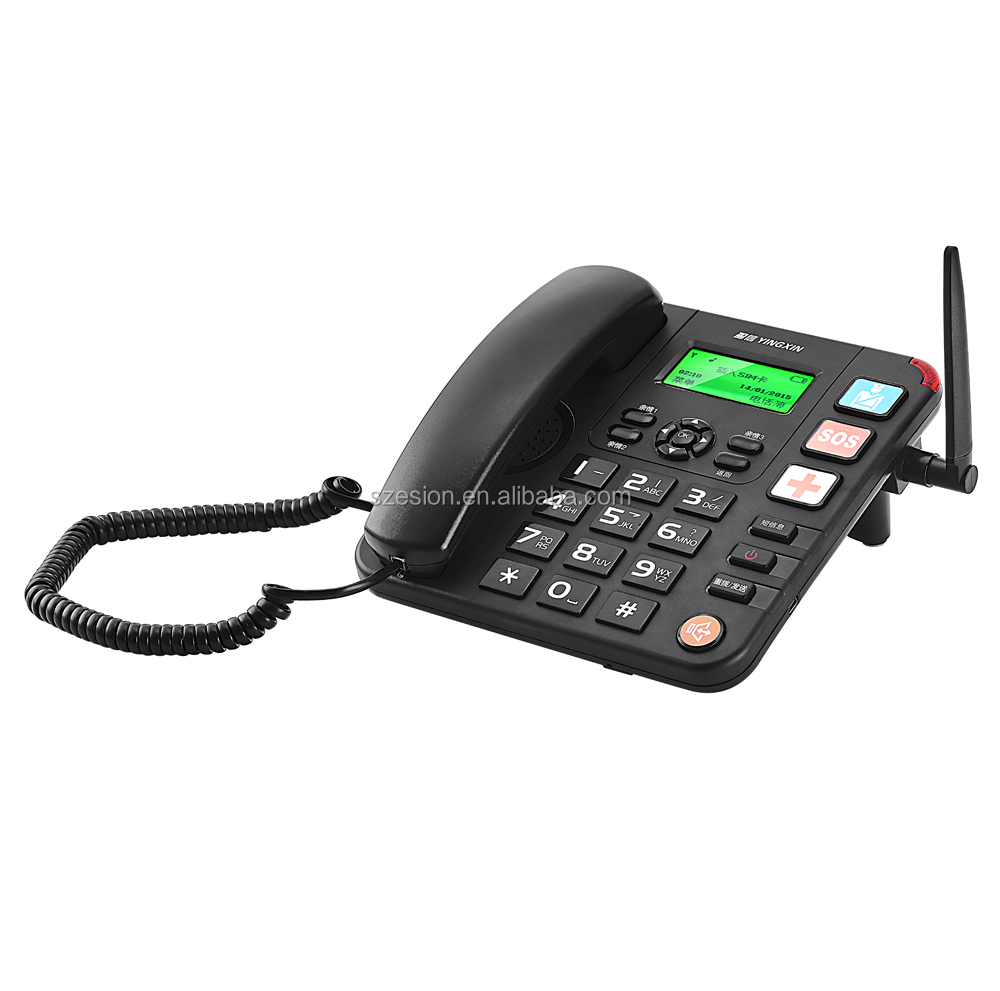 ESN-602 большой ключ GSM UMTS CDMA фиксированный беспроводной телефон с большими кнопками fwp беспроводной телефон для пожилых людей