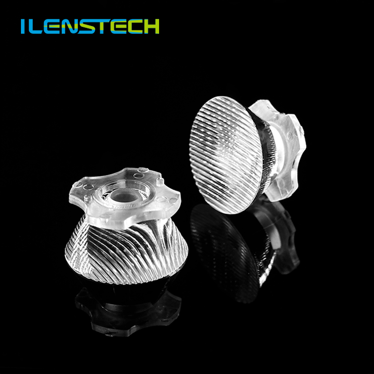 10x45 degree led lens 3030 acrylic lens 22mm for replacement