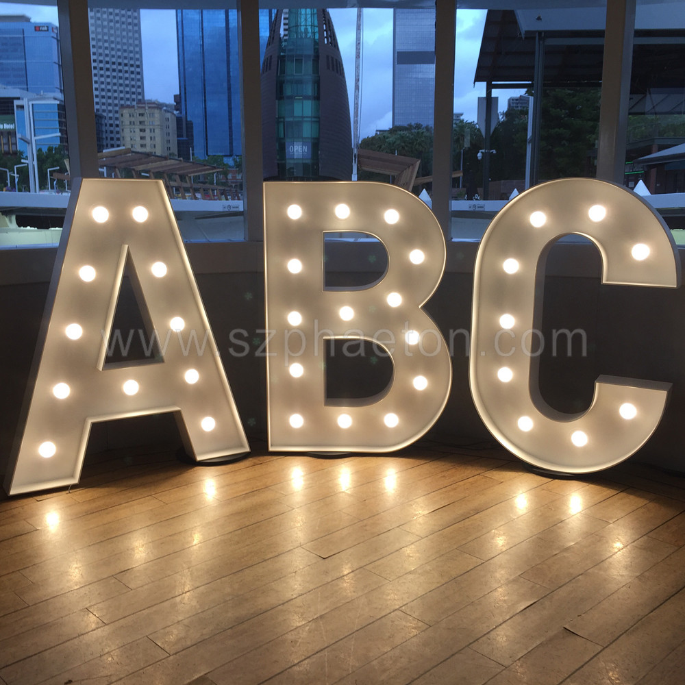 4ft большой 3D светодиодный светильник ABC 123 шатер буквы и цифры для украшения вечеринки