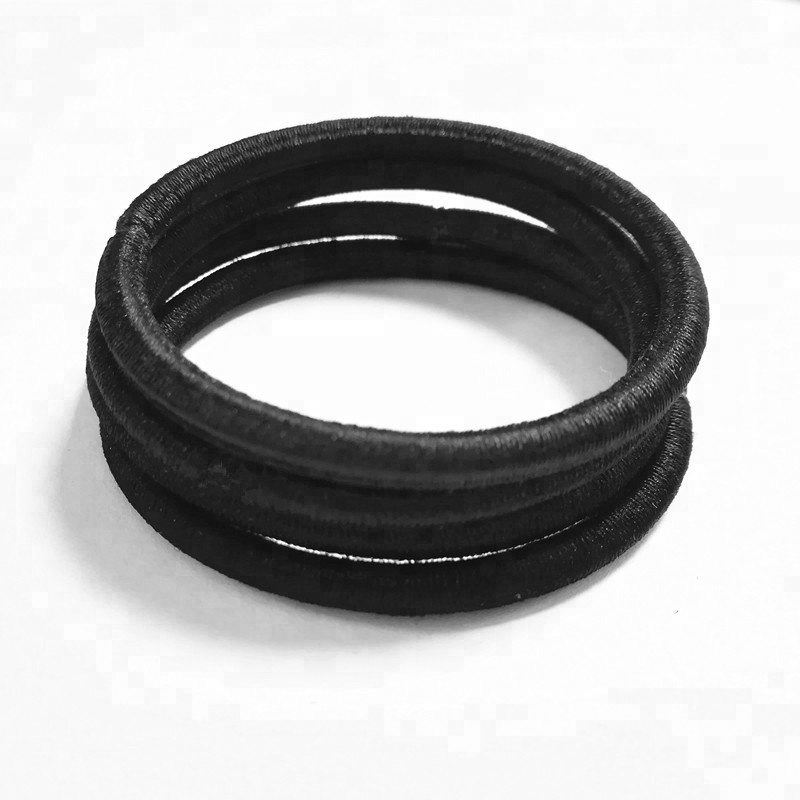 Wholesale Top Quality Black Colors Elastic Hair Bands