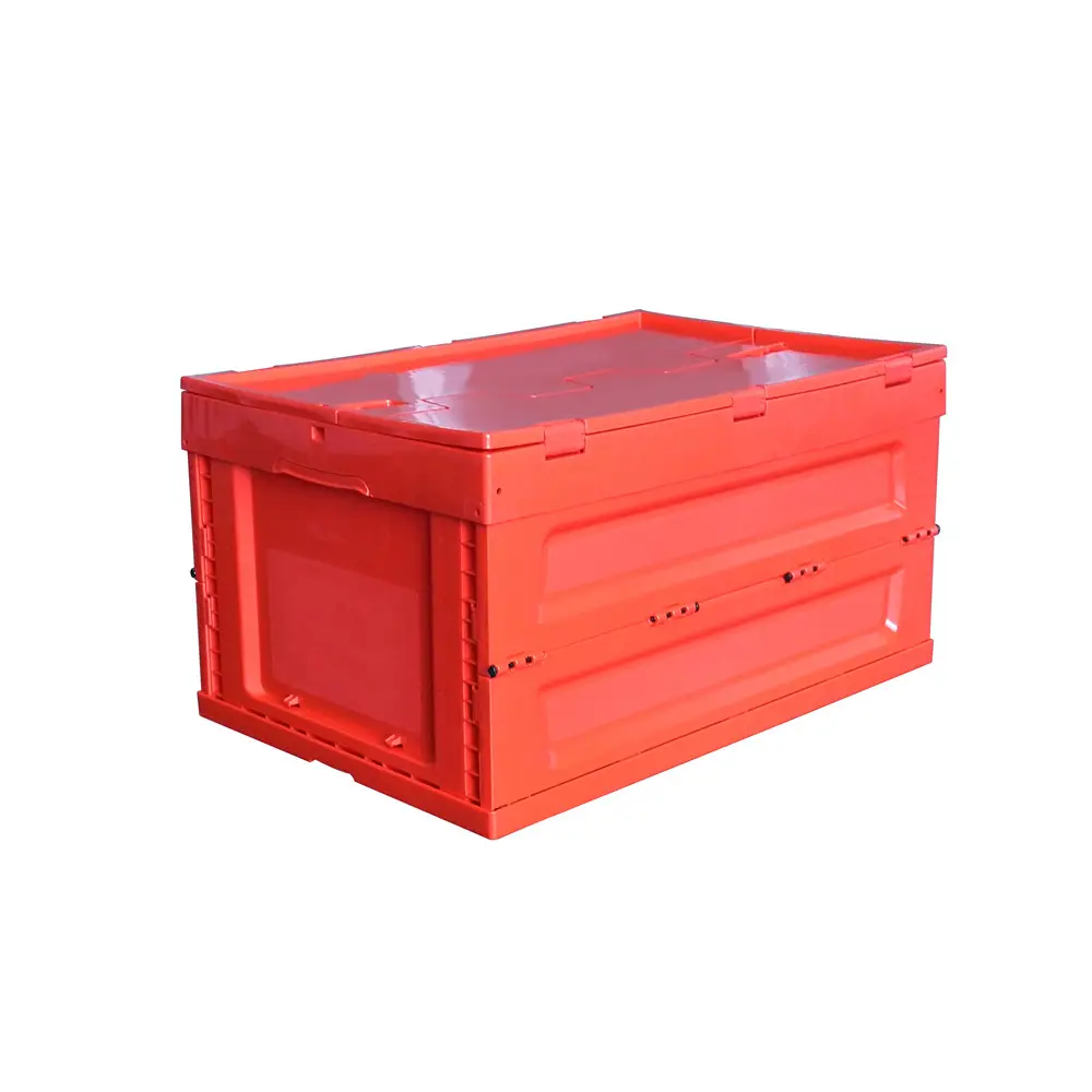 ZJXS604032C storage crate plastic collapsing folding container and bin