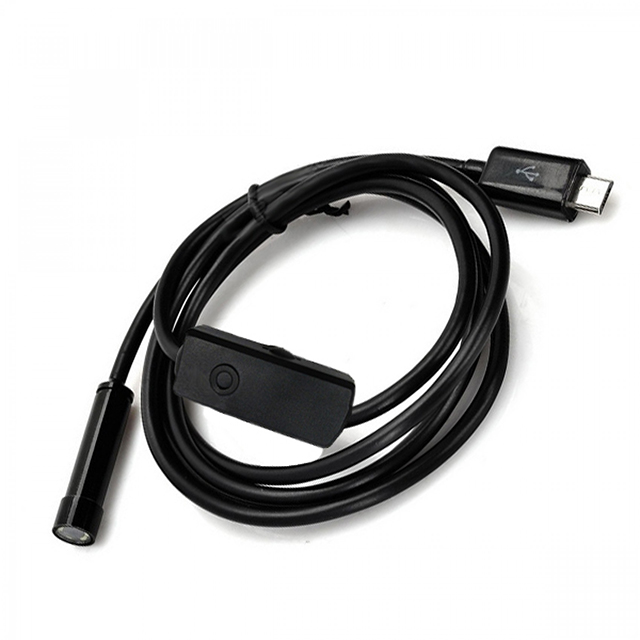 3 м водонепроницаемый Micro USB жесткий гибкий кабель эндоскоп