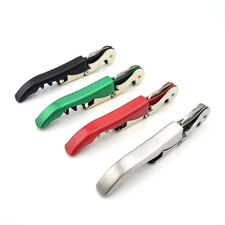 High Quality Colorful Stainless Steel All in one Red Wine Corkscrew