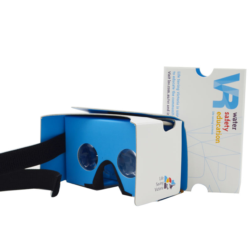 Новые творческие рекламной продукции фирменных google vr 3d складная картонная vr очки