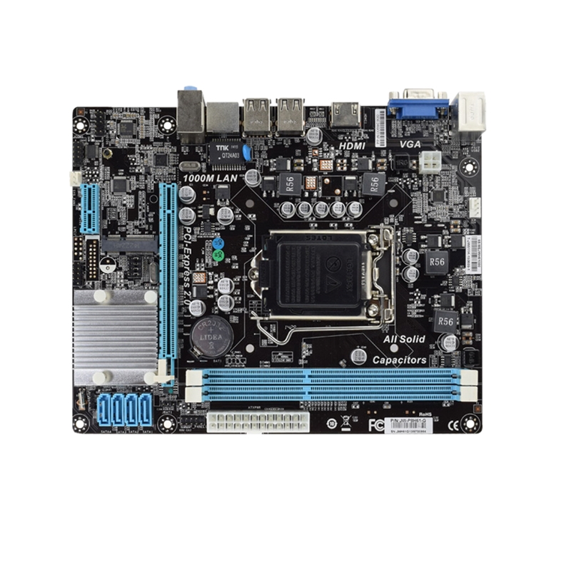 Intel H61 поддерживает процессоры i3/i5/i7 1155 Материнская плата