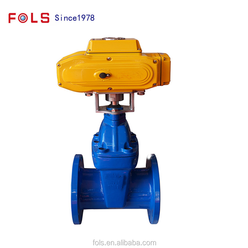24VDC электрический затвор DN150 с многоповоротным приводом