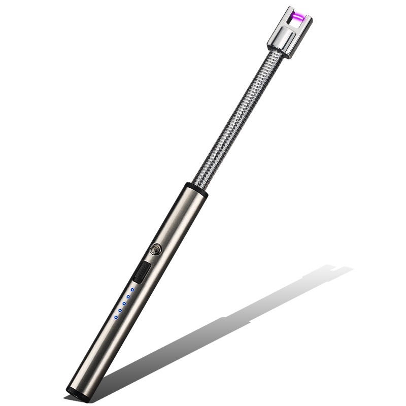 KL -030 ветрозащитный USB кабель аккумуляторная печь барбекю пистолет с одной дугой Зажигалка в продаже