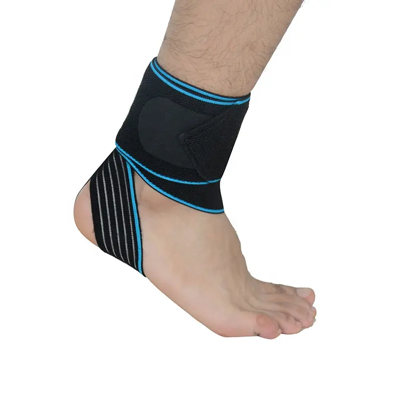 Wholesale supplier sport neoprene silicone compression ankle support